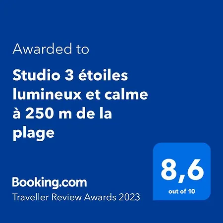 Apartment 3 Etoiles Lumineux Et Calme A 250 M De La